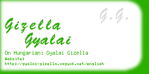 gizella gyalai business card